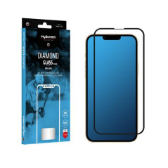 Skyddsglas MyScreen DIAMOND GLASS LITE edge FULL GLUE svart för Apple iPhone 13/13 Pro 6.1'