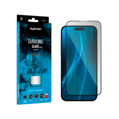 Skyddsglas MyScreen DIAMOND GLASS LITE edge FULL GLUE svart för Apple iPhone 14 6.1'