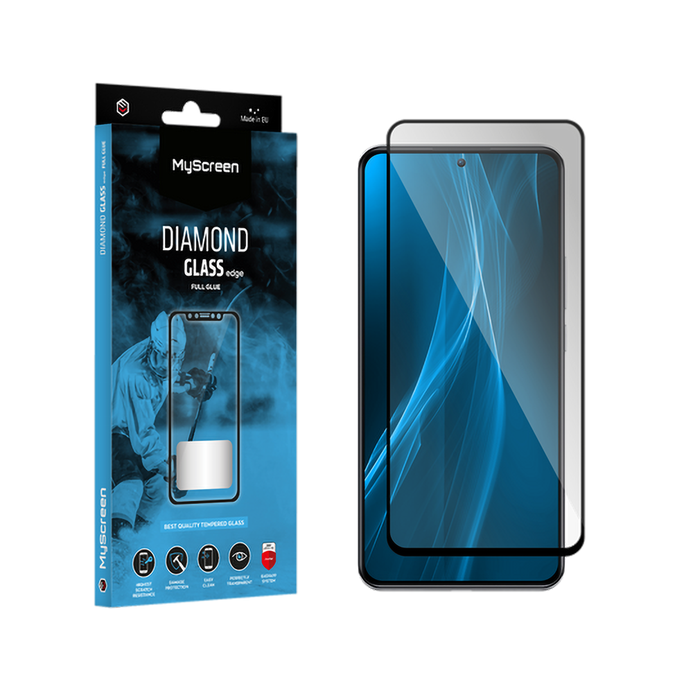 Skyddsglas MyScreen DIAMOND GLASS LITE edge FULL GLUE svart för Samsung Galaxy S23 FE Skyddsglas MyScreen DIAMOND GLASS LITE edge FULL GLUE svart för Samsung Galaxy S23 FE