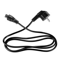 Strömkabel av klovertyp från Maclean, 3-stift, EU-kontakt, 1,5 m, MCTV-857