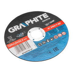 Skärande skivor för metall 125 x 1.0 x 22.2 mm, 41 A60-T-BF, 10 stycken folie