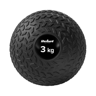 Mała piłka lekarska do ćwiczeń rehabilitacyjna Slam Ball 23cm 3kg, REBEL ACTIVE