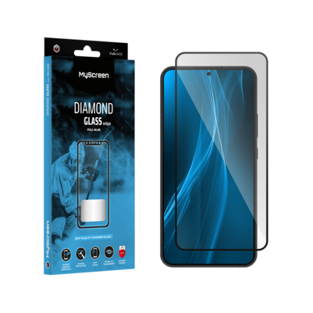 Skyddsglas MyScreen DIAMOND GLASS LITE edge FULL GLUE svart Samsung Galaxy S22/S23
