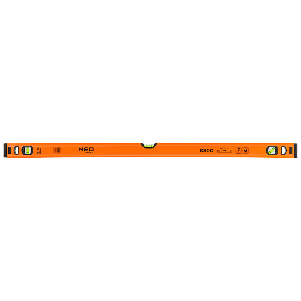 Vattenpass i aluminium S 300, 3 libeller, 100 cm Vattenpass i aluminium S 300, 3 libeller, 100 cm
