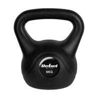 Kettlebell i bitumen 6 kg REBEL ACTIVE