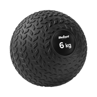 Liten medicinboll för rehabiliteringsövningar Slam Ball 23cm 6kg, REBEL ACTIVE.