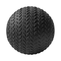 Liten medicinboll för rehabiliteringsövningar Slam Ball 23cm 6kg, REBEL ACTIVE.