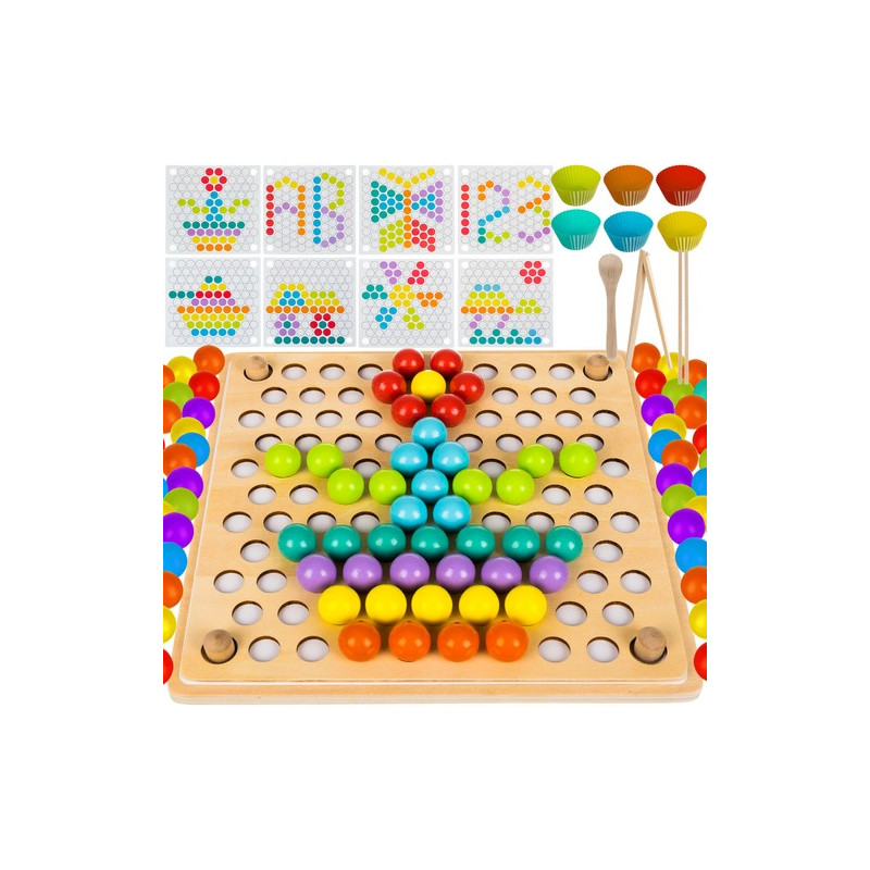 Träpussel pärlor 22403