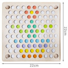 Träpussel pärlor 22403