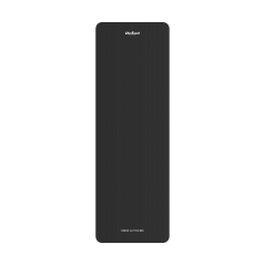 Yogamatta för yoga-, pilates- och fitnessövningar, 183x61cm, tjocklek 1.5cm, material NBR, svart, REBEL ACTIVE.