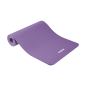 Yogamatta för yoga-, pilates- och fitnessövningar, 183x61cm, tjocklek 1,5cm, material NBR, lila, REBEL ACTIVE.