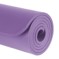 Yogamatta för yoga-, pilates- och fitnessövningar, 183x61cm, tjocklek 1cm, material NBR, lila, REBEL ACTIVE.