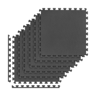 Mata pod sprzęt i do ćwiczeń na siłownię 180x120cm, materiał EVA, puzzle 6 szt, REBEL ACTIVE