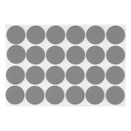 Självhäftande filtbrickor grå 106st
