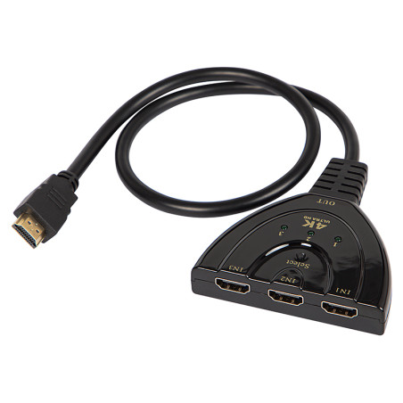 92-169- HDMI-splitter HDMI-hane - 3 HDMI-uttag