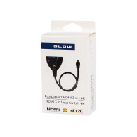 92-169- HDMI-splitter HDMI-hane - 3 HDMI-uttag
