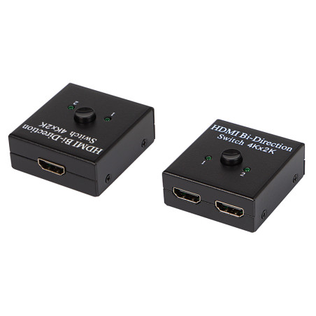 92-170- HDMI-switch med förgrening 2x1 splittare 1x2 4k