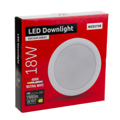 LED-takpanel Maclean, infälld SLIM, 18W, Neutral White 4000K, 170*26mm, 1800 lm, MCE372 R | HandlaSmidigt.se