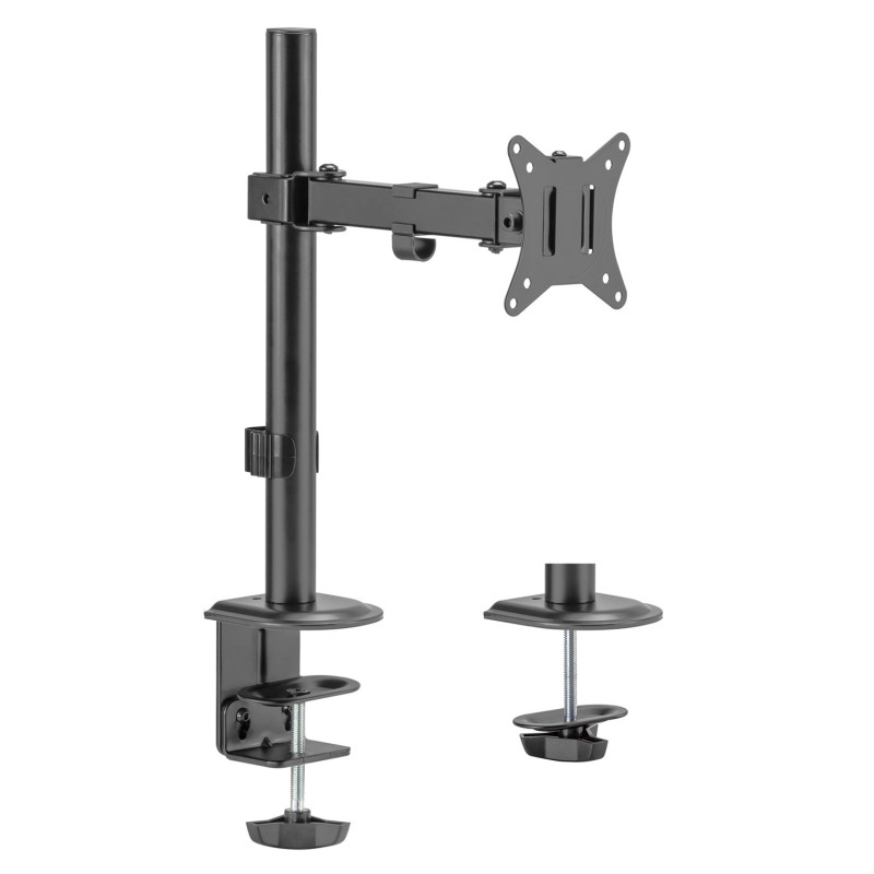 Skrivbordsfäste för LCD-monitor Maclean, enkel arm, VESA 75x75 och 100x100, 17-32 tum, 9 kg, MC-572N.