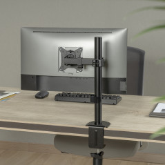 Skrivbordsfäste för LCD-monitor Maclean, enkel arm, VESA 75x75 och 100x100, 17-32 tum, 9 kg, MC-572N.