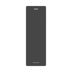 Yogamatta för yoga-, pilates- och fitnessövningar, 183x61 cm, 6 mm tjock, TPE-material, svart, REBEL ACTIVE.