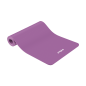 Yogamatta för yoga-, pilates- och fitnessövningar, 183x61cm, 6mm tjock, TPE-material, lila, REBEL ACTIVE.