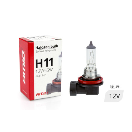 01159 Halogenlampa H11 12V 55W med UV-filter (E4)
