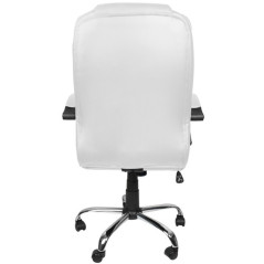 Kontorsstol i konstläder - vit Malatec 23240 | HandlaSmidigt.se