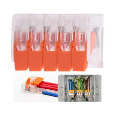 Set med 75 elektriska snabbkopplingar E6079.