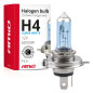 Halogenlampa h4 12v 60/55w med UV-filter (e8) super vit amio-01269