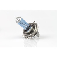 Halogenlampa h4 12v 60/55w med UV-filter (e8) super vit amio-01269