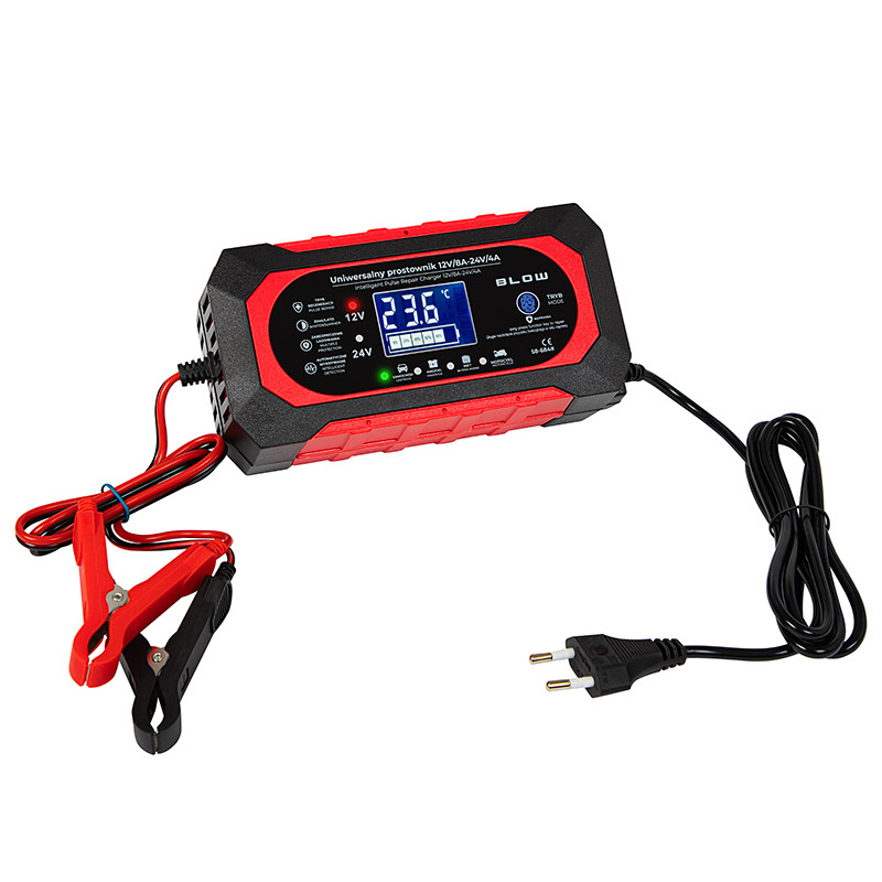 58-684- Automatisk batteriladdare 12v/8a-24v/4a blow