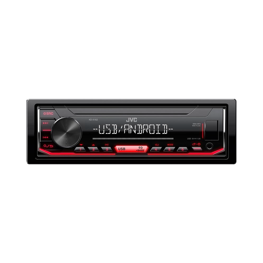 JVC KDX-162 Bilstereo USB RÖD JVC KDX-162 Bilstereo USB RÖD