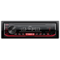 JVC KDX-162 Bilstereo USB RÖD