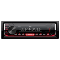 JVC KDX-162 Bilstereo USB RÖD