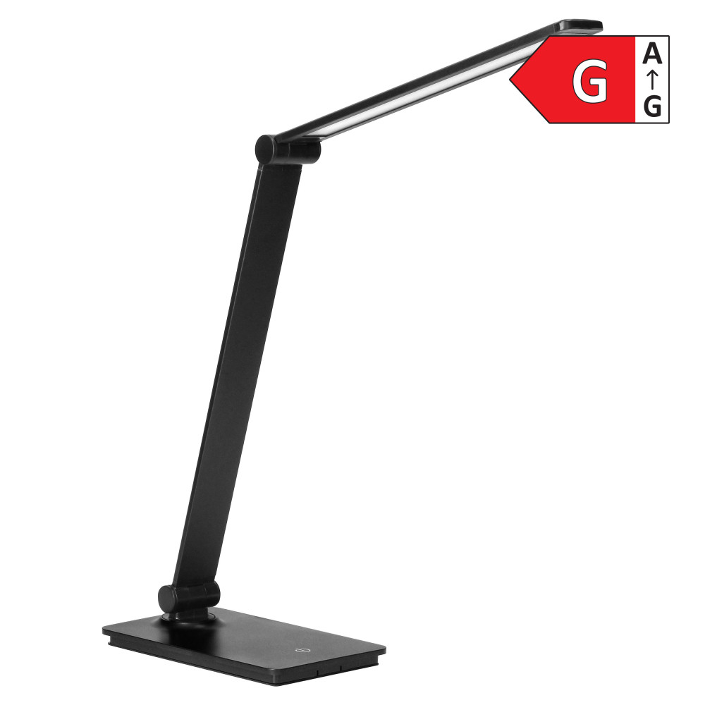 HANA LED, skrivbordslampa, 5W, 240lm, 4000K, dimningsfunktion, svart HANA LED, skrivbordslampa, 5W, 240lm, 4000K, dimningsfunktion, svart