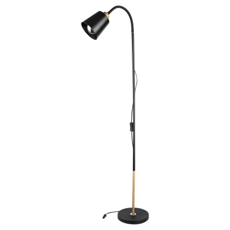 GRACE golvlampa, 154 cm, E27, max. 18W, svart | HandlaSmidigt.se