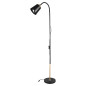 GRACE golvlampa, 154 cm, E27, max. 18W, svart
