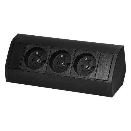 Möbeluttag 3x2P+Z, svart | HandlaSmidigt.se