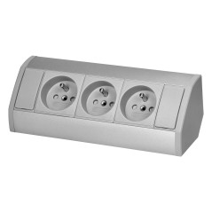Möbeluttag 3x2P+Z, grå-silver | HandlaSmidigt.se
