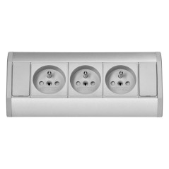 Möbeluttag 3x2P+Z, grå-silver | HandlaSmidigt.se