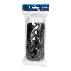 Utomhusuttag trippel ToDo 2P+Z Schuko IP20, 16A, 230V AC, svart | HandlaSmidigt.se