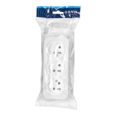 Utomhusuttag trippel ToDo 2P+Z IP20, 16A, 230V AC, vit | HandlaSmidigt.se