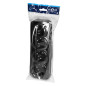 Fyrfaldig uttag ToDo 2P+Z IP20, 16A, 230V AC, svart