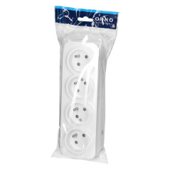 Fyrfaldigt uttag ToDo 2P+Z IP20, 16A, 230V AC, vit | HandlaSmidigt.se