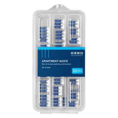 Installationssats APARTMENT-QUICK, 50 st. 24x 2-ledn. 16x 3-ledn. 6x4-ledn. 4x5-ledn. | HandlaSmidigt.se