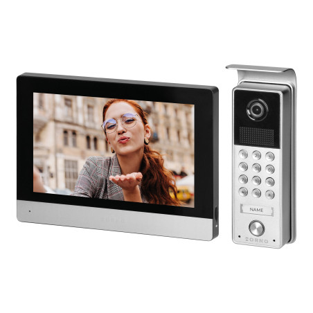 CERES Full HD, enkelhetsvideodörrtelefonset, 4-trådig, 8', pekskärm, Full HD, kodlås | HandlaSmidigt.se