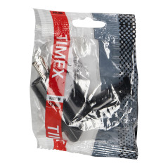 Vinkelkontakt Uni-Schuko med utmatningsknapp 16A/250V, svart | HandlaSmidigt.se