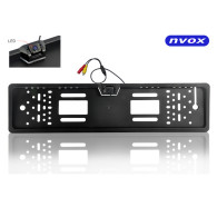 Bilmonterad kamera i registreringsskyltsram med IR-dioder... (NVOX RC5062D)