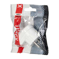 Vinklad stickpropp Uni-Schuko, 2P+Z, 16A | HandlaSmidigt.se
